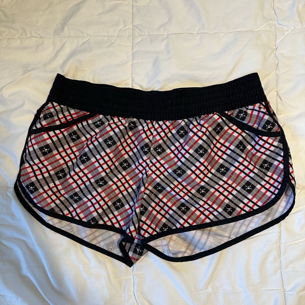 Black and White Drawstring Pants